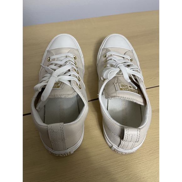 CONVERSE ALL STAR CT MADISON LOW LACE-UP SNEAKERS GOLD TAUPE LIGHT DUNE 7.5 - Picture 5 of 8